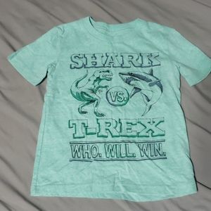 Boys Dino v Shark Tee Shirt